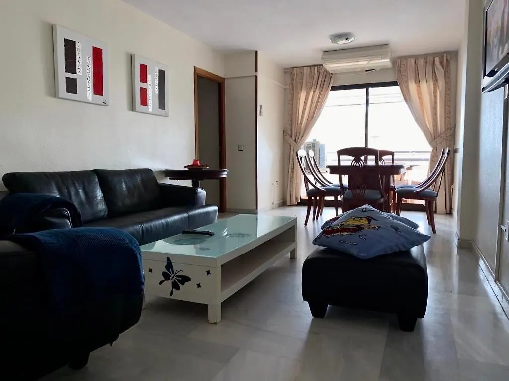 Carihuela Beach Pool Garage Wifi 토레몰리노스 0*,  스페인